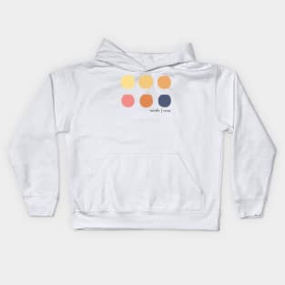 Color Palette 7 Kids Hoodie